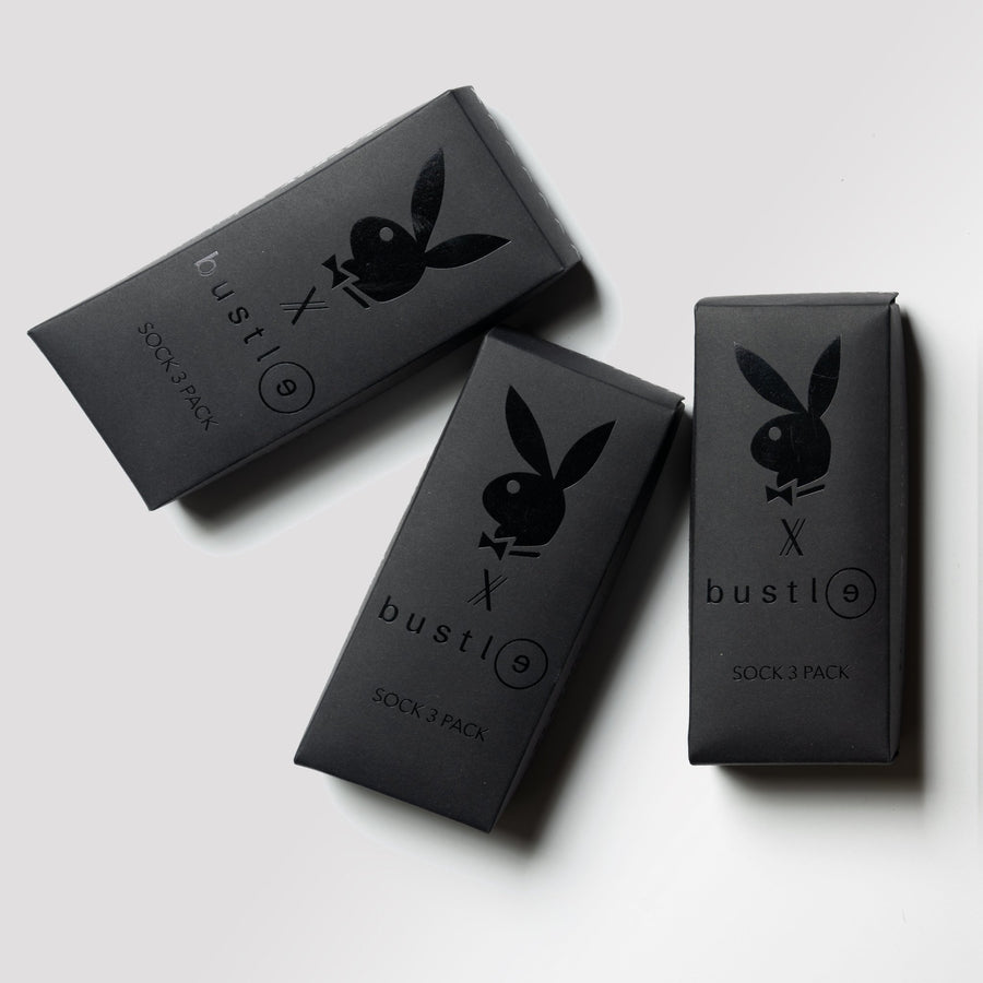 Playboy x Bustle | Accessories | Socks 3 Pack Box | Set 1 - bustleclothing.shop