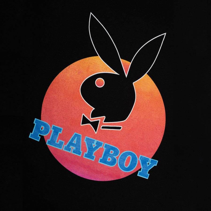 Playboy x Bustle | Heritage | Vintage Inspired T-Shirt | Black w/ Circle Graphic - bustleclothing.shop