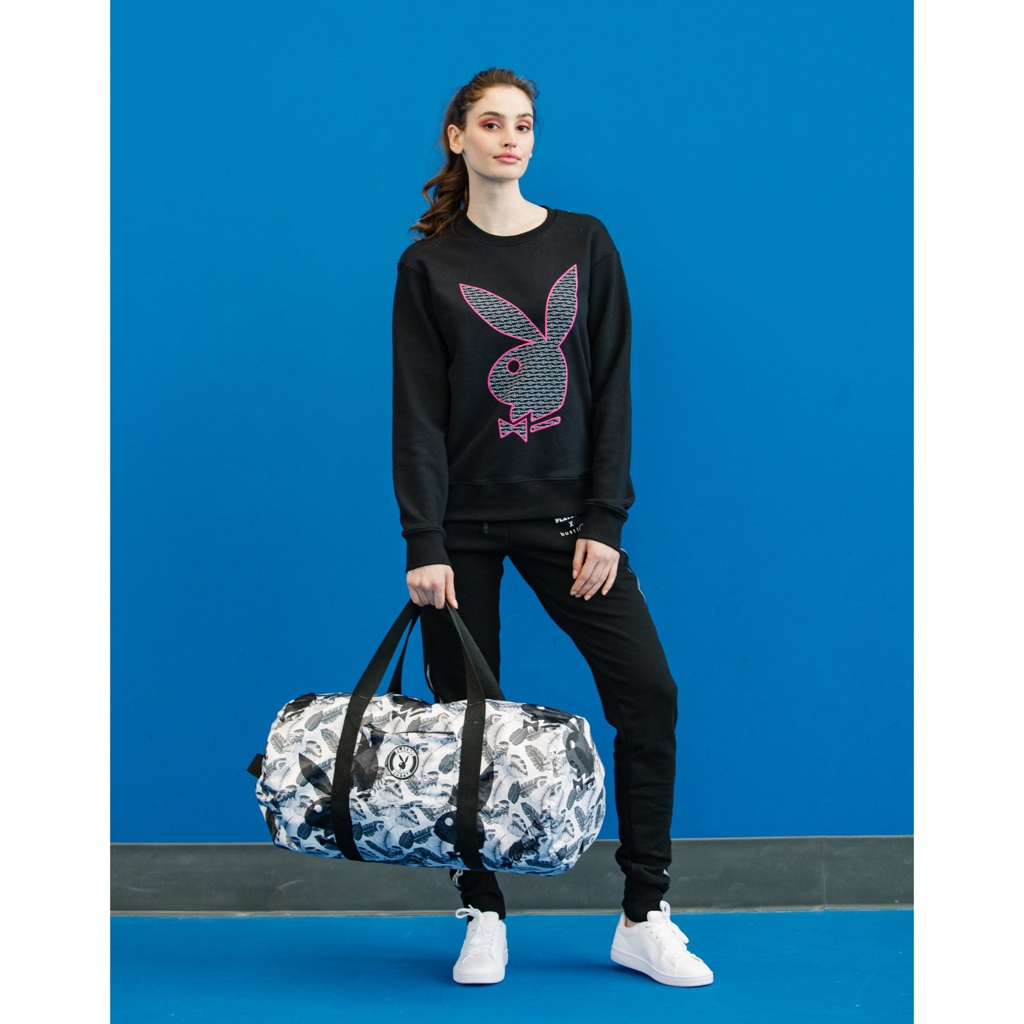 Playboy x Revolve Women's Bunny Stencil Crewneck