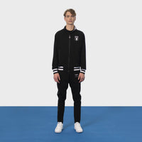 Zip-front jacket in black – bustleclothing.shop