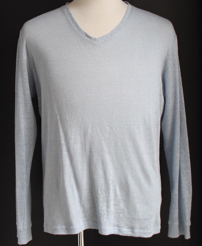V-Neck Long Sleeve Shirt - bustleclothing.shop